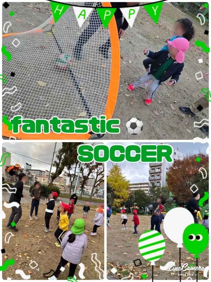 運動療育　きりんのあくびkids なんば/サッカー⚽️