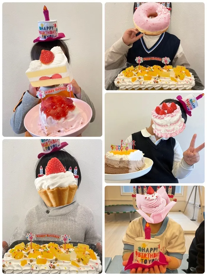 運動療育　きりんのあくびkids なんば/２月のお誕生日会🎂