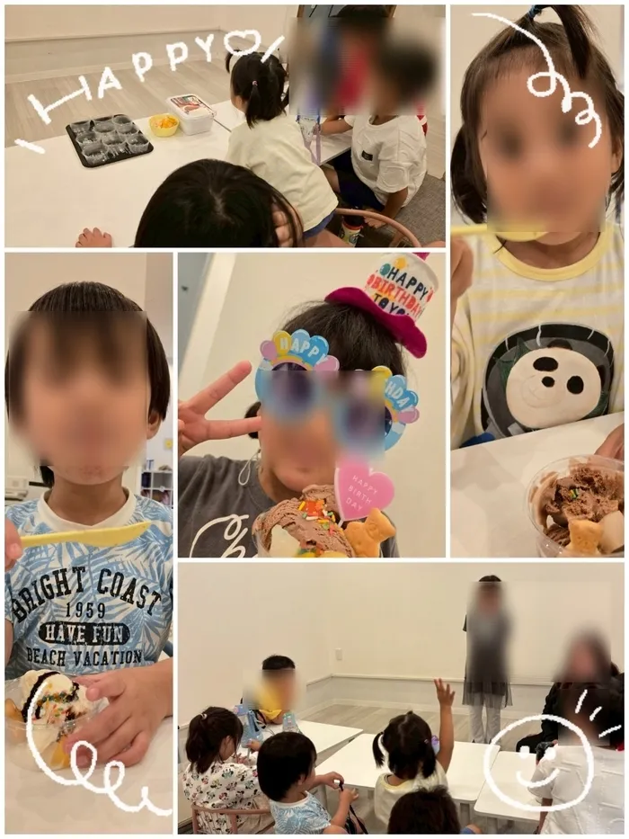 運動療育　きりんのあくびkids なんば/6月のお誕生日会🎂🎉