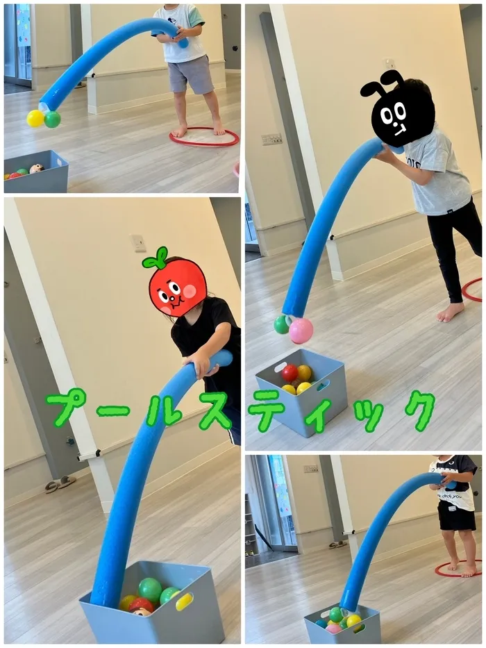 運動療育　きりんのあくびkids なんば/プールスティック🤪😆