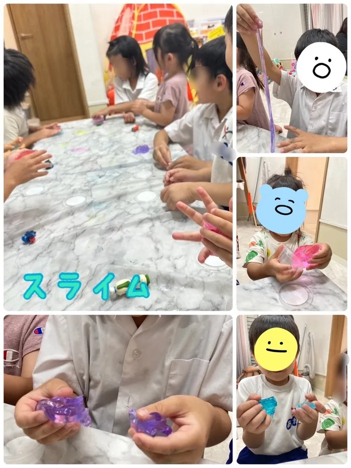 運動療育　きりんのあくびkids なんば/スライムᑕꙬ̂ᑐ.