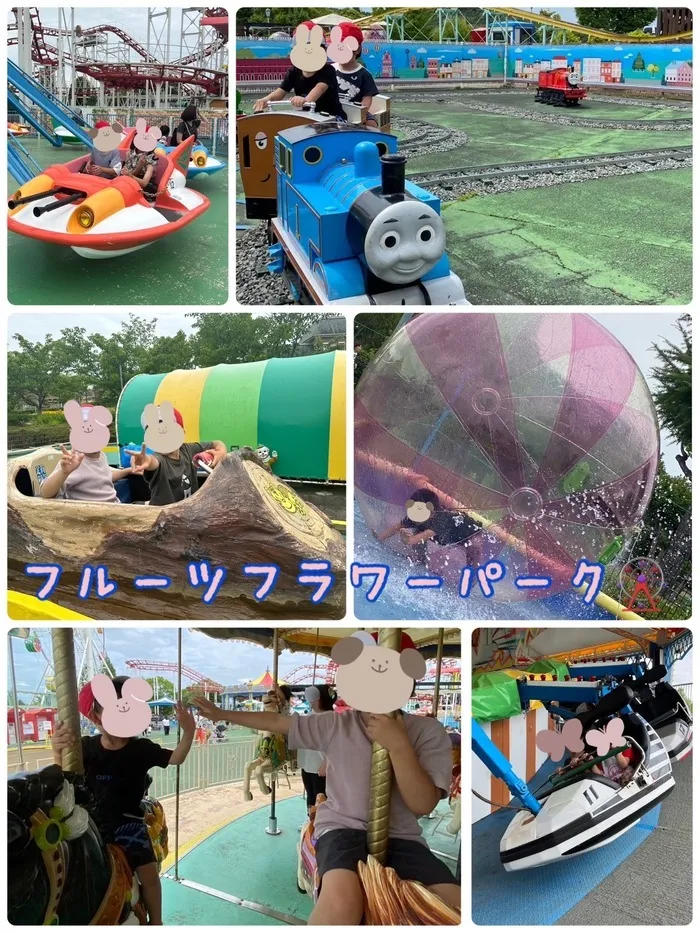 運動療育　きりんのあくびkids なんば/フルーツフラワーパーク🎠🎡🎢