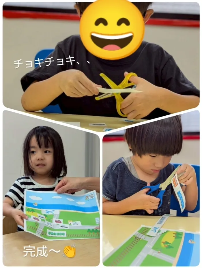 こぱんはうすさくら　北上尾教室/ハサミを使ってお製作✂️