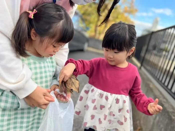 こぱんはうすさくら　北上尾教室/地域のゴミ拾いに出動！