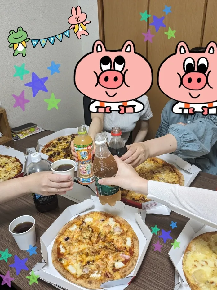 【オーダーメイド療育】カラフルリンク　九条教室　【プログラミング療育】/🍕ピザパーティー🍕