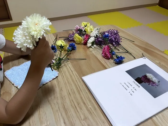 【オーダーメイド療育】カラフルリンク　九条教室　【プログラミング療育】/お花屋さんごっこで楽しくトレーニング✨