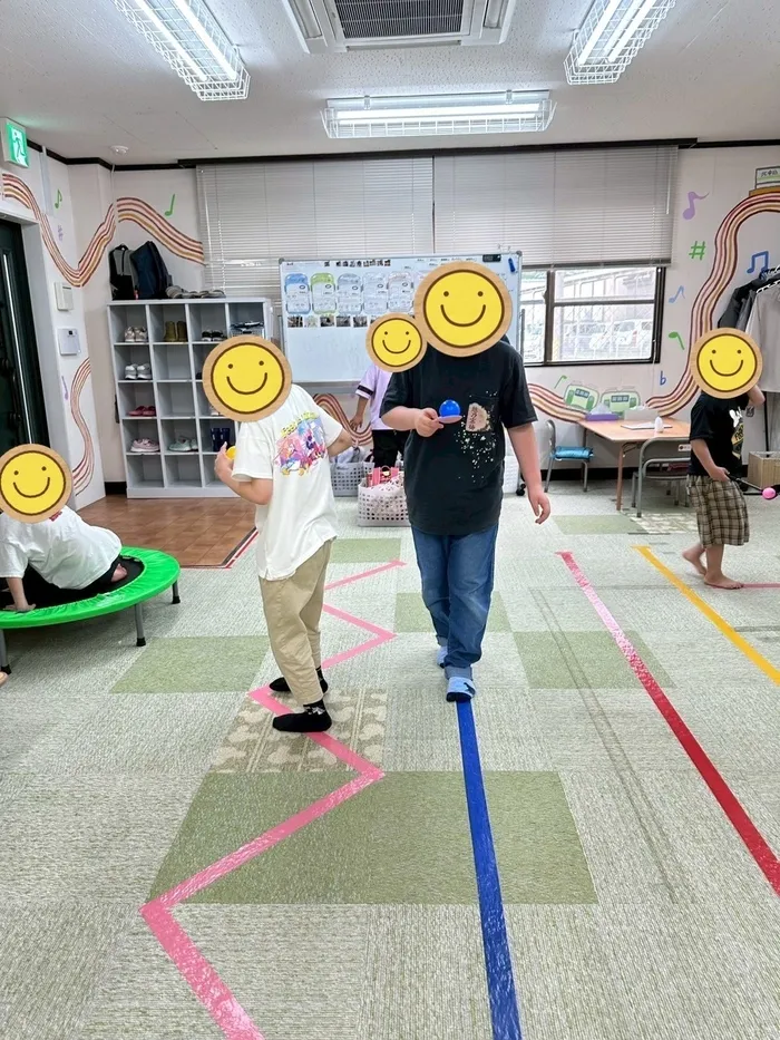 わくわくキッズルーム佐久平　市役所前/おたまバランスゲーム⚾︎