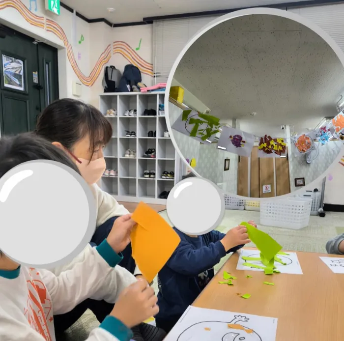 わくわくキッズルーム佐久平 市役所前/ハロウィン製作