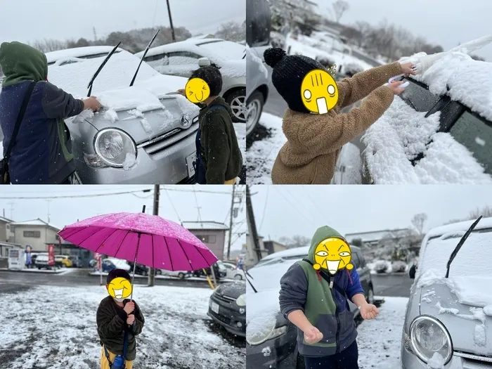 わくわくハウス上尾平塚校/【上尾平塚校】 雪遊び⛄