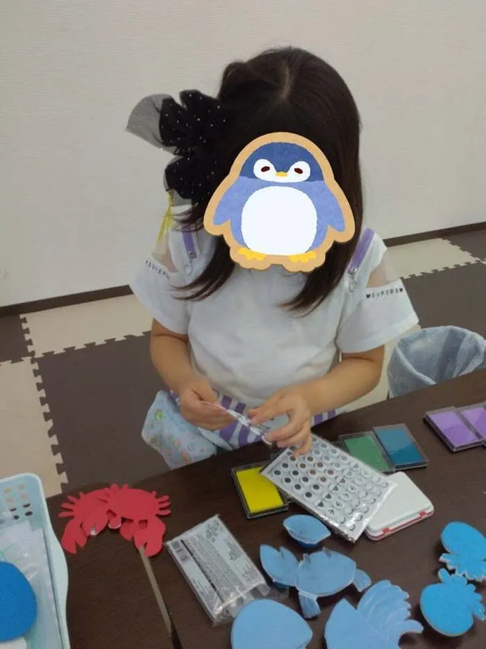 放課後デイサービスtoiro向ヶ丘遊園/【水族館壁面】