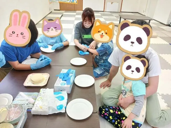 放課後デイサービスtoiro向ヶ丘遊園/▼ギョーザピザ作り▲