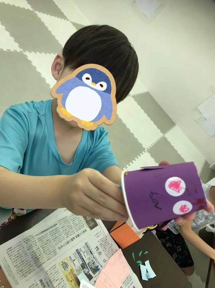 放課後デイサービスtoiro桜ヶ丘/「紙コップトコトコ人形」