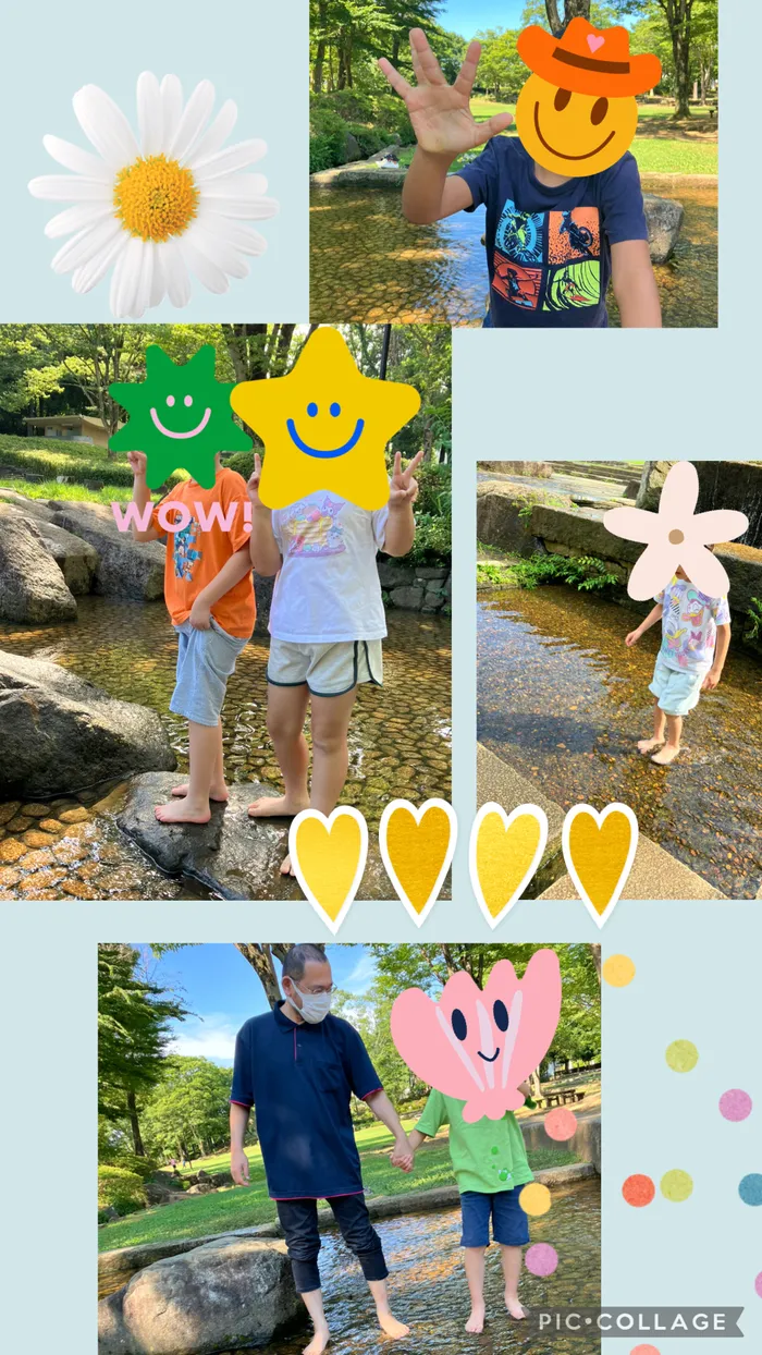 ブロッサムジュニア　つくば並木教室/公園で水遊び🌞🎵
