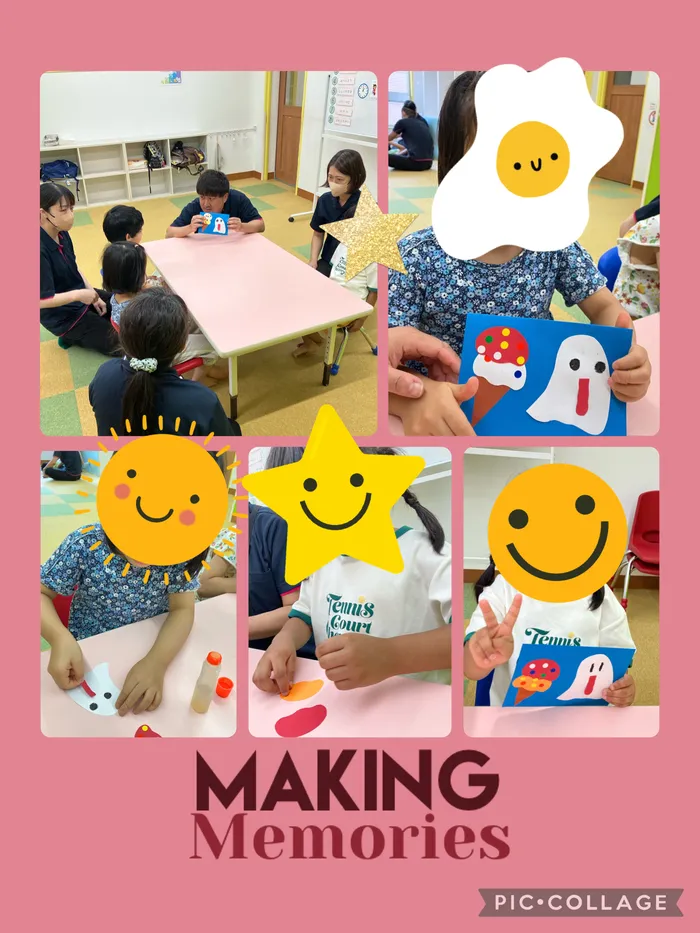 ブロッサムジュニア　つくば並木教室/8月のカレンダー作り📅