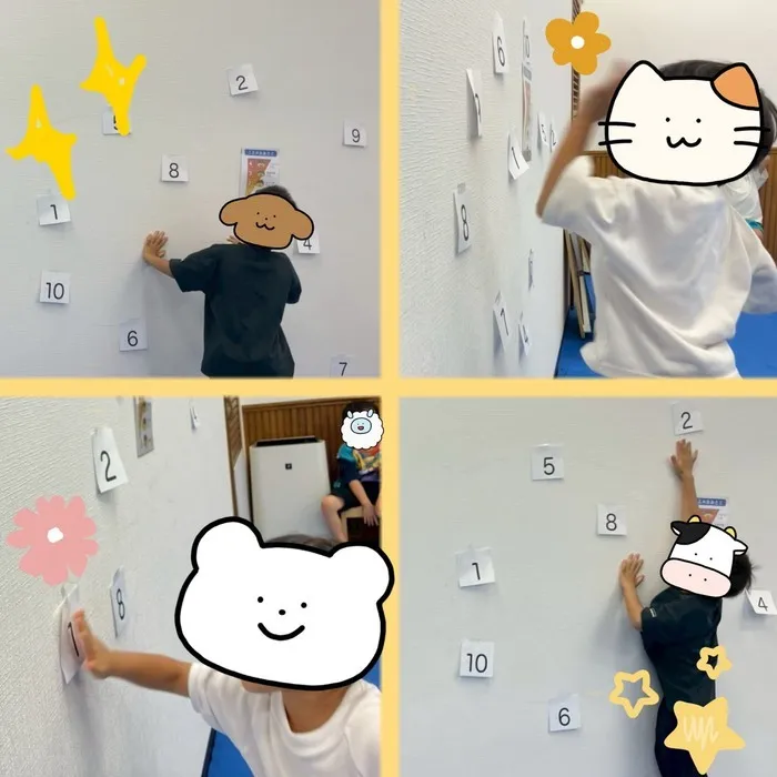 感覚統合スタジオ ワールドキッズ 大宮/数字タッチ遊び🎵