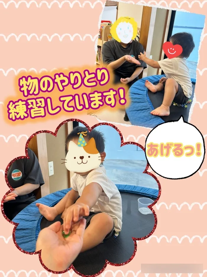リッツ  ジュニア 和★常勤言語聴覚士★《ABA》《感覚統合》★1対1の個別療育・保育所等訪問支援/💁‍♀️物のやりとりで、コミュニケーション👶💭