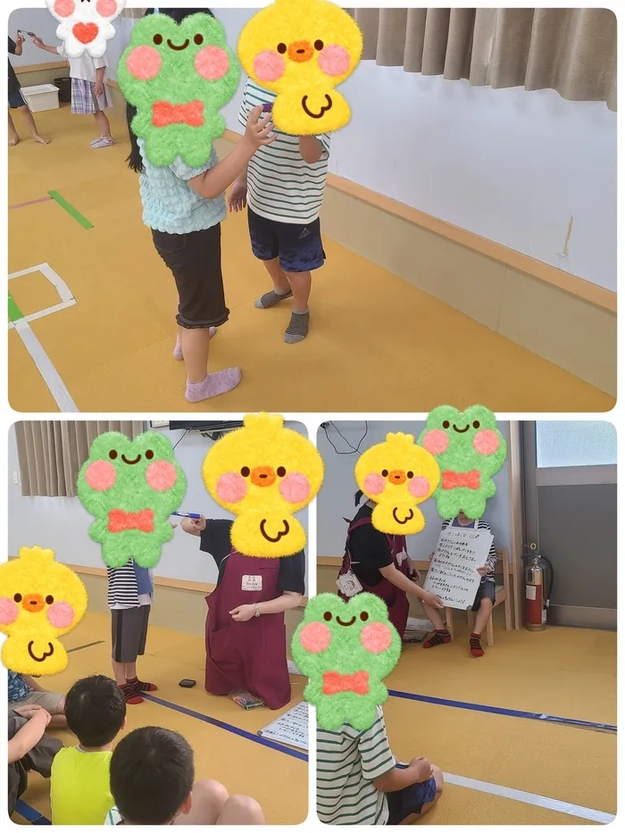 わくわく子供ひろば須賀川/2025.5.21 ペン運び😚