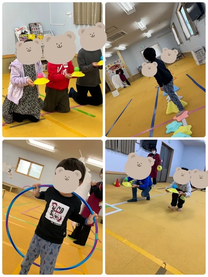 わくわく子供ひろば須賀川/2024.11.18 ボール運び＆大玉運び🏀