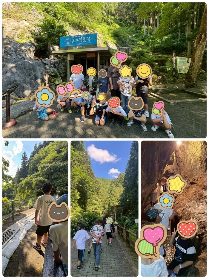 わくわく子供ひろば須賀川/2025.7.22 入水鍾乳洞🕵🏻‍♀️🕵🏻