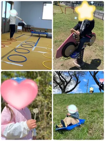 わくわく子供ひろば須賀川/2024.4.25 公園遊び&そりすべり&体力測定💪