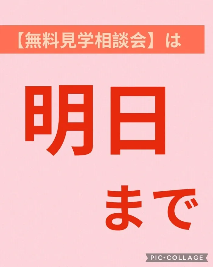 児童発達支援・放課後等デイサービス　やわら/【無料見学相談会】は 明日まで！