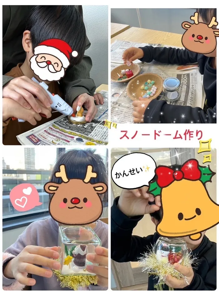 LEGON Kids S/スノードーム作り🧑‍🎄☃️❄️