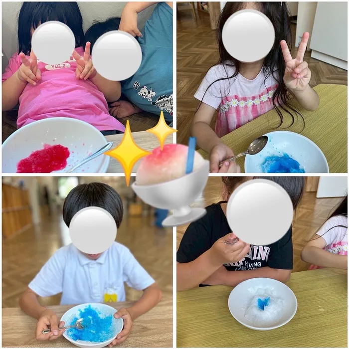 LEGON Kids ＋/夏のおやつにかき氷✨