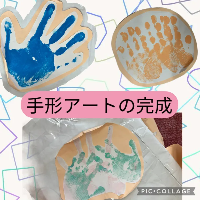 スパークランド名取/２時間スパークで手形アートを作りました🎨