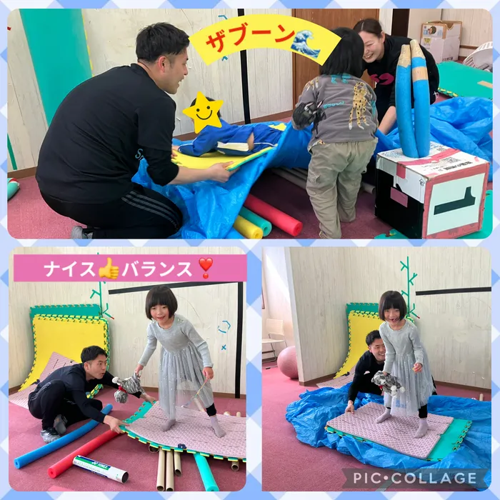 スパークランド名取/バランス遊びの一部を紹介します♪