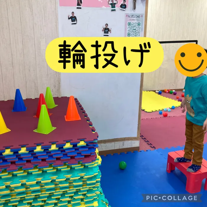 スパークランド名取/お友達と輪投げ大会をしました☀️