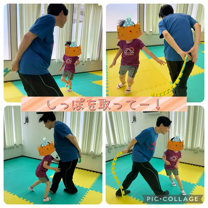 スパークランド仙台宮城野/お友だちと対決！「しっぽ取り」を行いました❗️