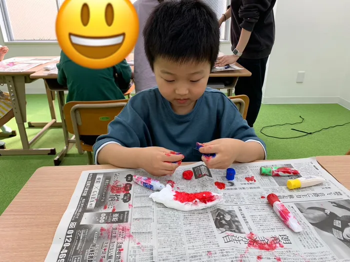 D-KidsLab那珂川教室/紙粘土マグネット作り🧲