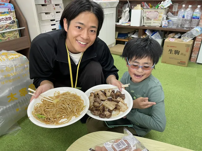 D-KidsLab那珂川教室/鉄板パーティー🍖🫑🧅