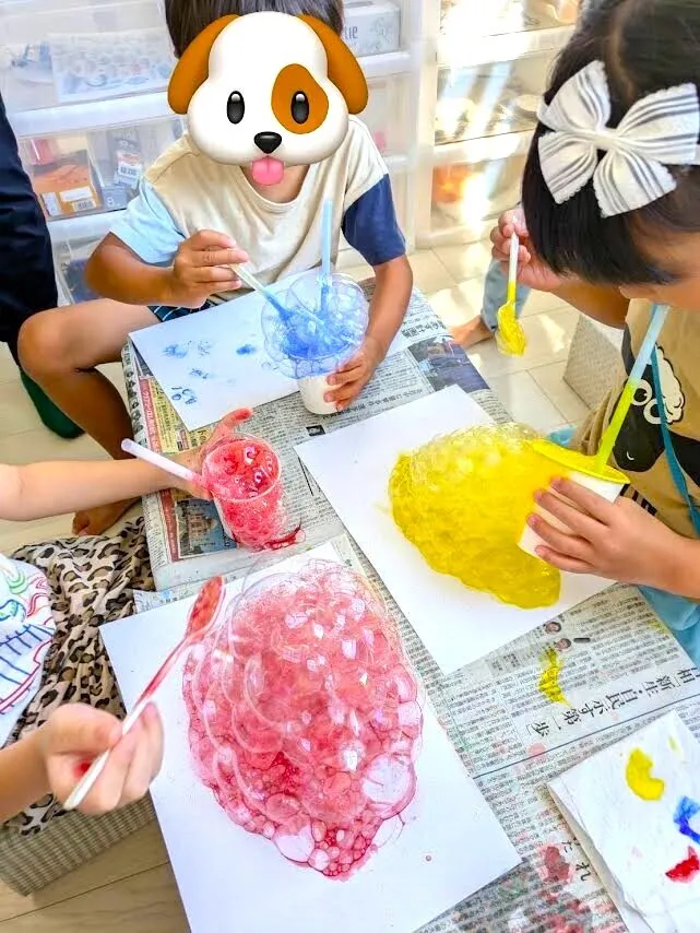 児童発達支援・放課後等デイサービス　CoCoLo　平日枠空きあり　（完全送迎可！！）/バブルアート！！