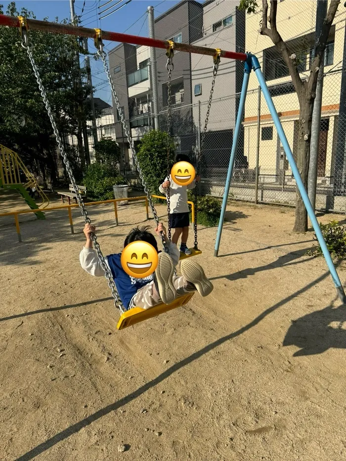 放課後等デイサービスラピ/ブランコ練習💪