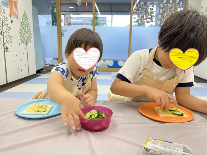 こどもハートステーション川名/【クッキング】サンドウィッチ🥪