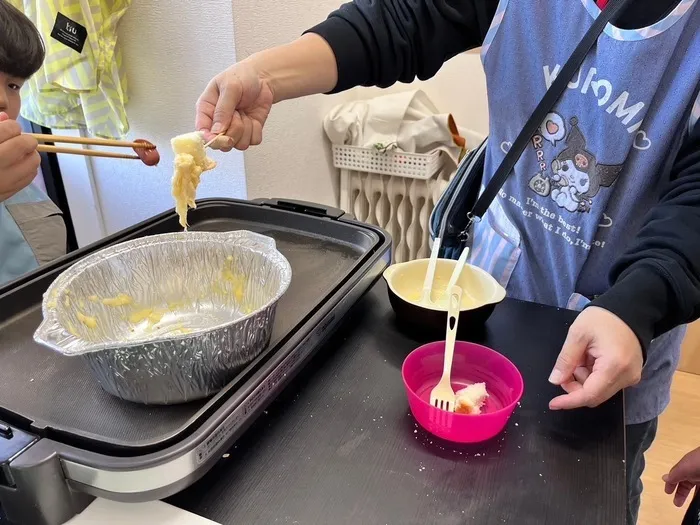 こぱんはうすさくら川崎幸教室/チーズフォンデュを食べよう🧀