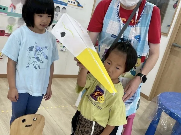 こぱんはうすさくら川崎大島教室/飛べ！紙ひこうき🛩️✨