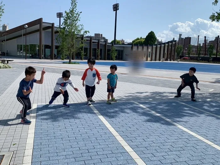 こぱんはうすさくら川崎大島教室/位置について…🏃🏻🏃🏻‍♀️