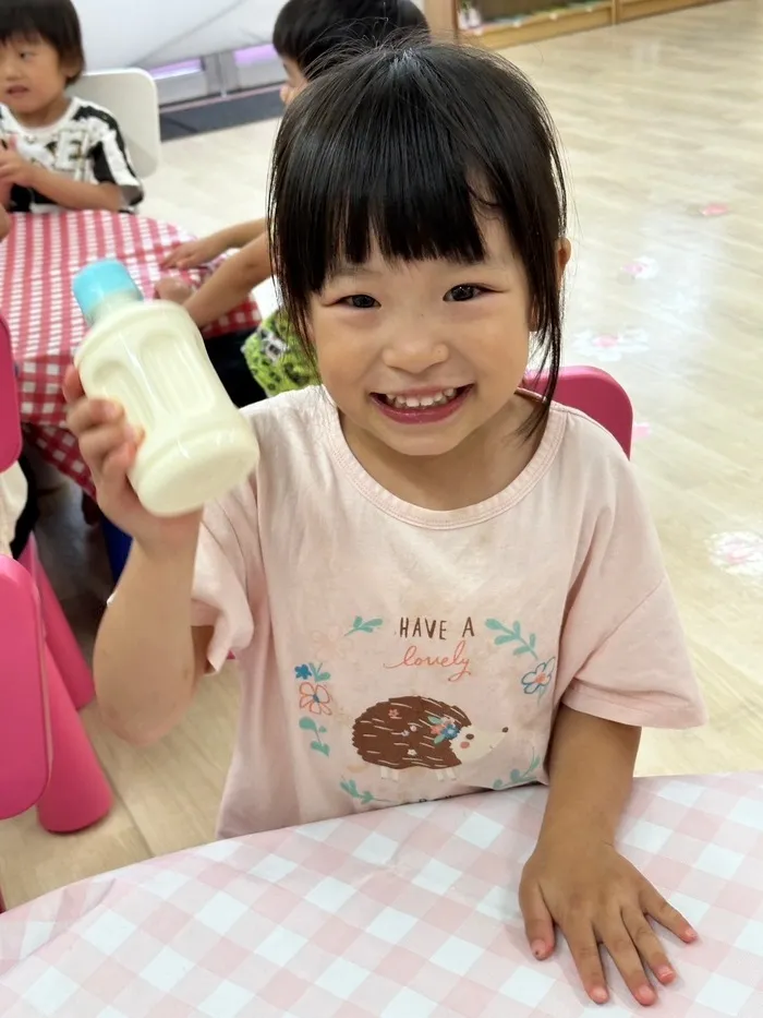  【こぱんはうすさくら川崎大島教室】午前中の未就園児と就園児の土日に空きあります。/バター作りに挑戦🧈✨