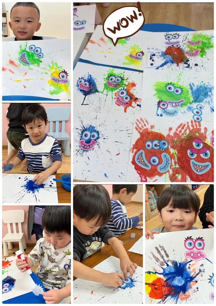 こぱんはうすさくら川崎京町教室/カラフルモンスター👻