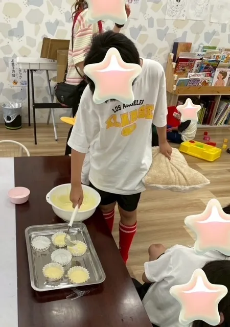 こどものひだまり成育/モッツアレラチーズを使って豆腐チーズケーキ🧀