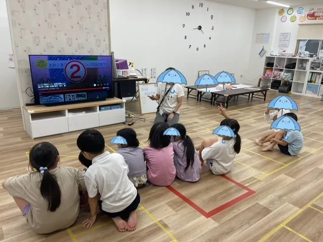 こどものひだまり成育/ゲリラ豪雨☔