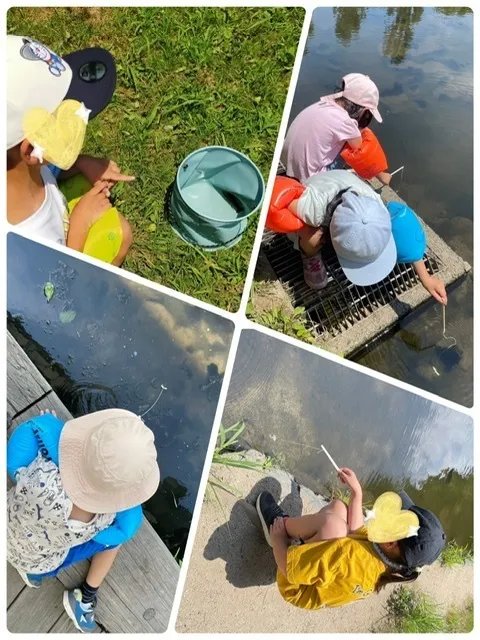 こどものひだまり成育/ザリガニ釣り🦞