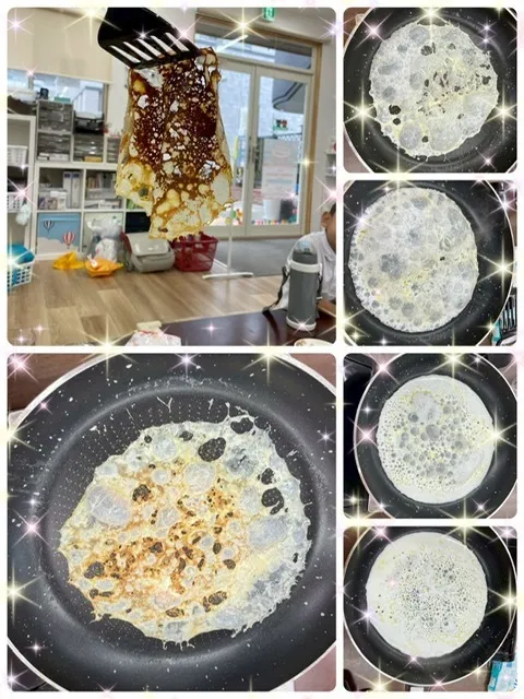 こどものひだまり成育/牛乳でクレープ生地が作れるかな？