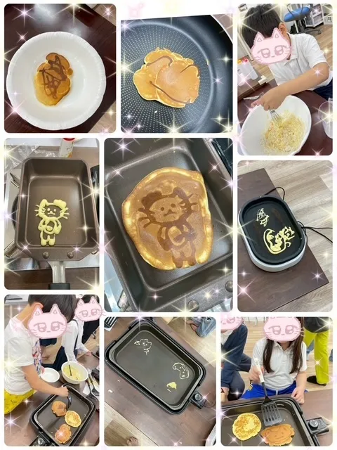 こどものひだまり成育/おえかきホットケーキ🐈