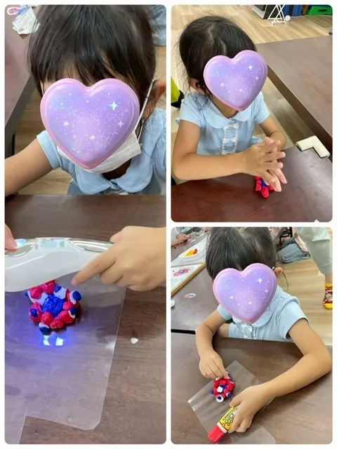 こどものひだまり成育/みゃくみゃくキーホルダー作り💙