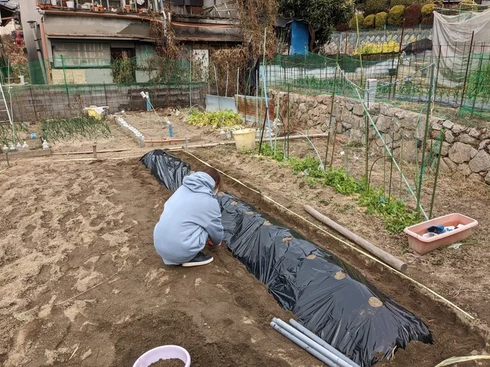 こぱんはうすさくら広島府中教室/畑の準備✨