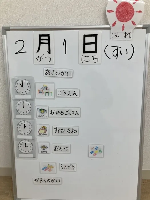 こぱんはうすさくら広島府中教室/「可視化」の準備！