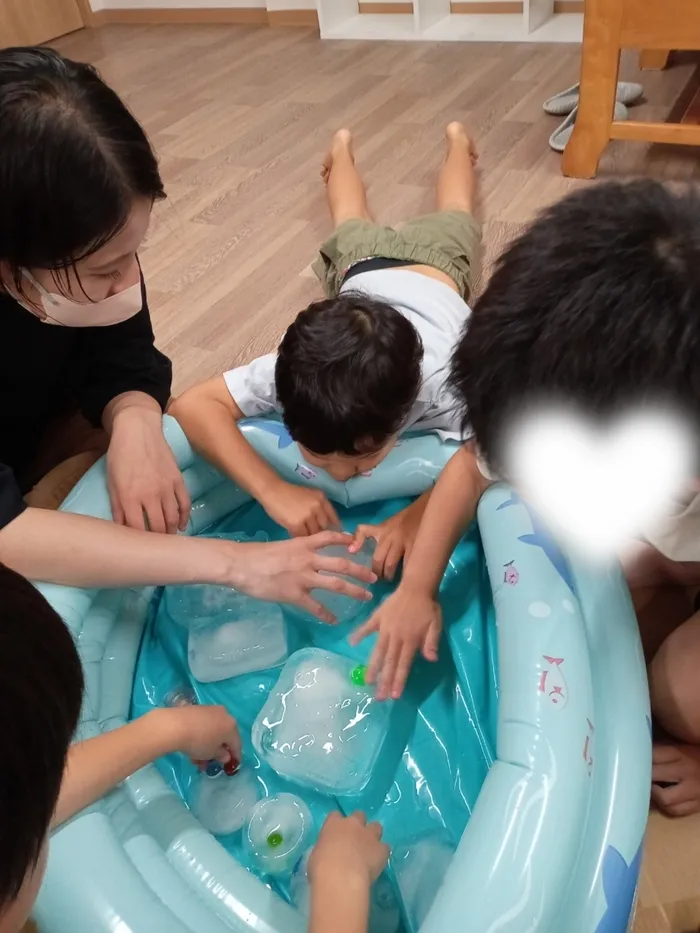 杜のつぐみ療育園安土園/氷の中から救出作戦！！